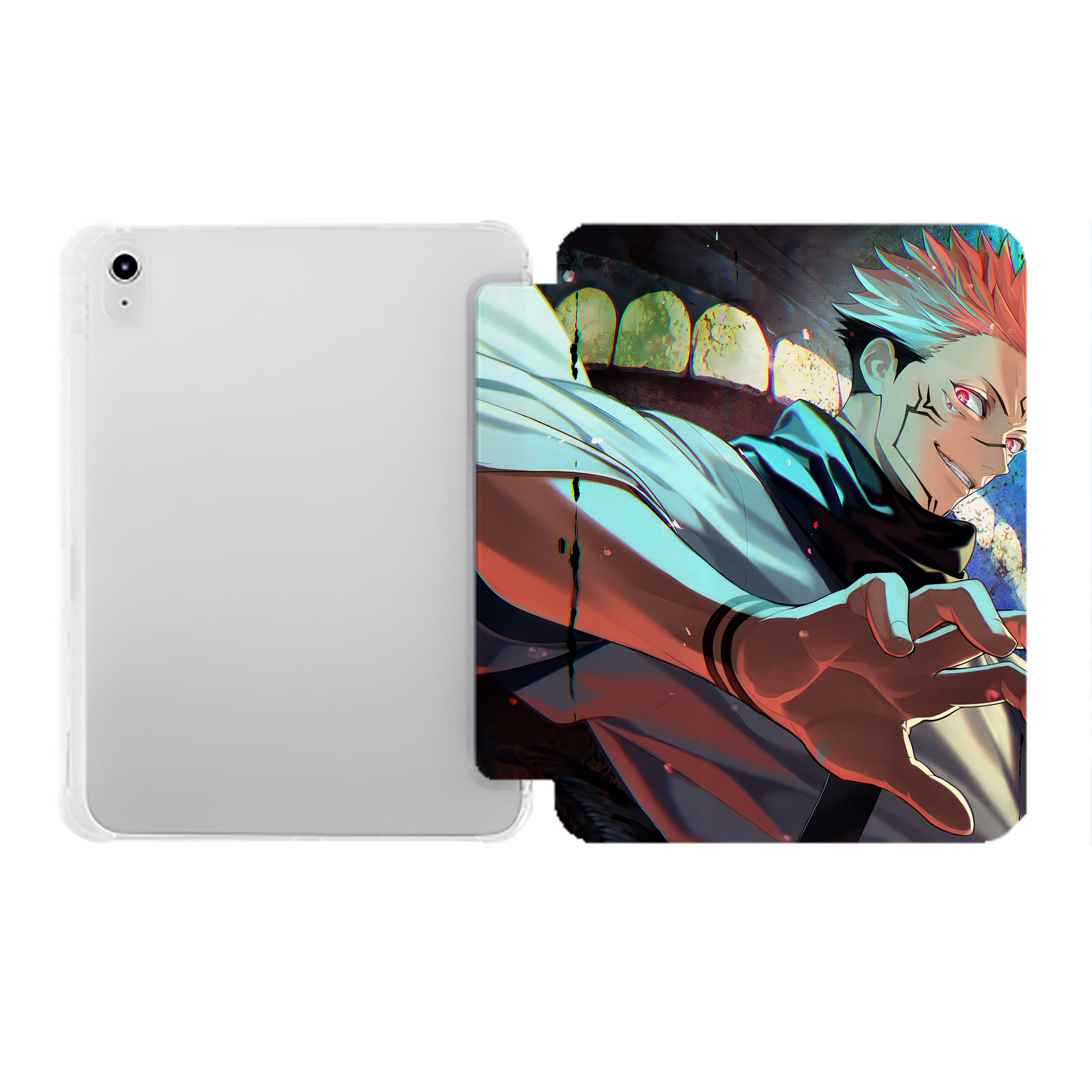 （画像用） SPY×FAMILY间谍家家酒 IPad ケース ペン収納付き 三つ折りスタンド PUレザー×シリコン 対応機種9.5/10.5/10.9インチ